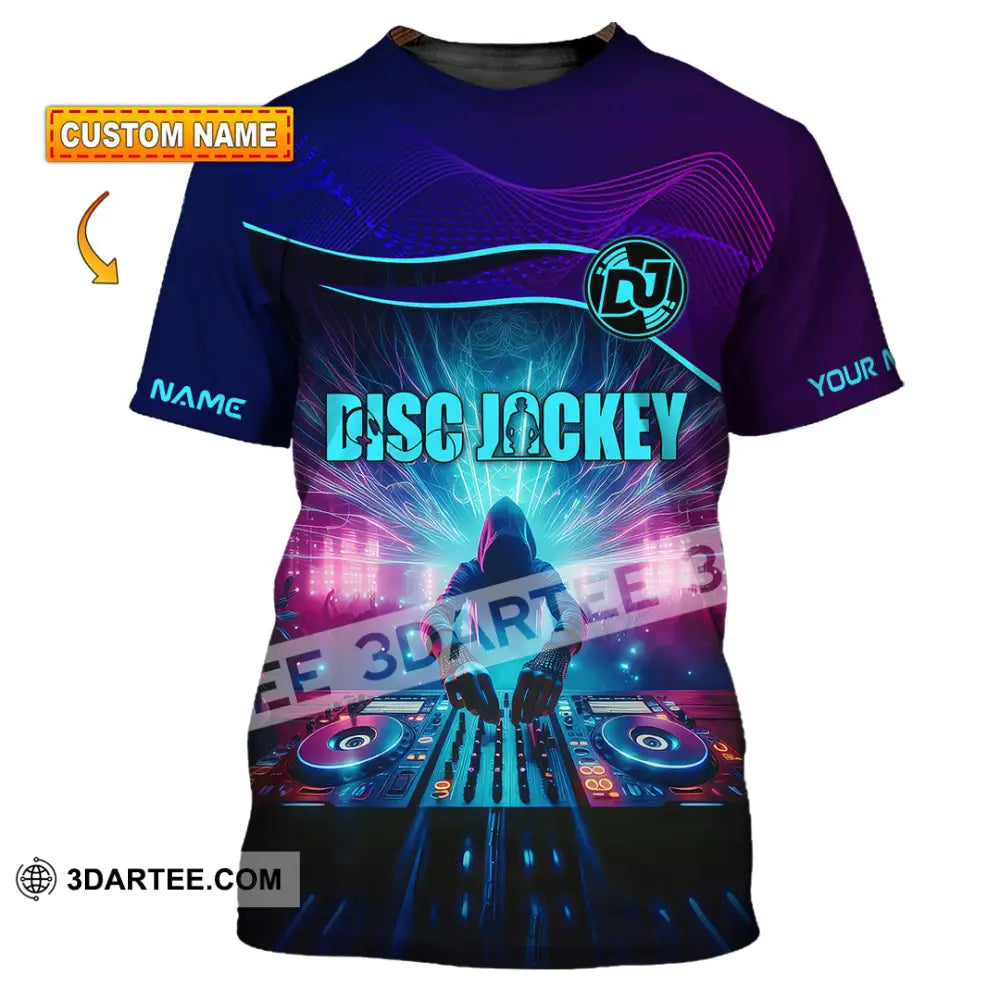 Unisex Shirt - Custom Text Dis Jockey T-Shirt