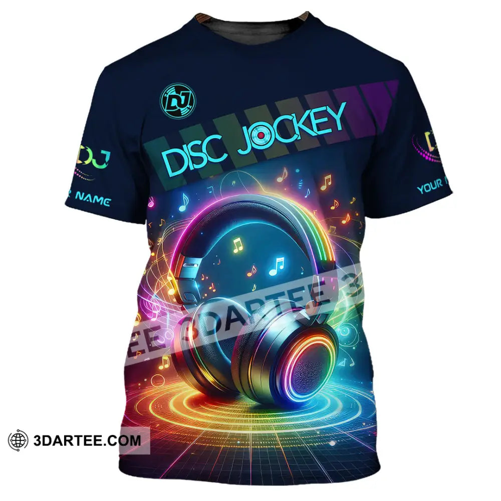 Unisex Shirt - Custom Text Dis Jockey T-Shirt / S T-Shirt