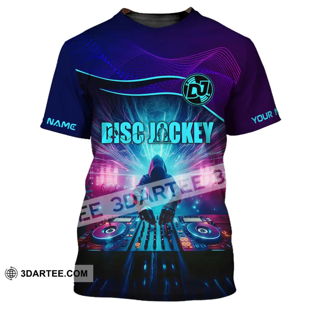 Unisex Shirt - Custom Text Dis Jockey T-Shirt / S T-Shirt