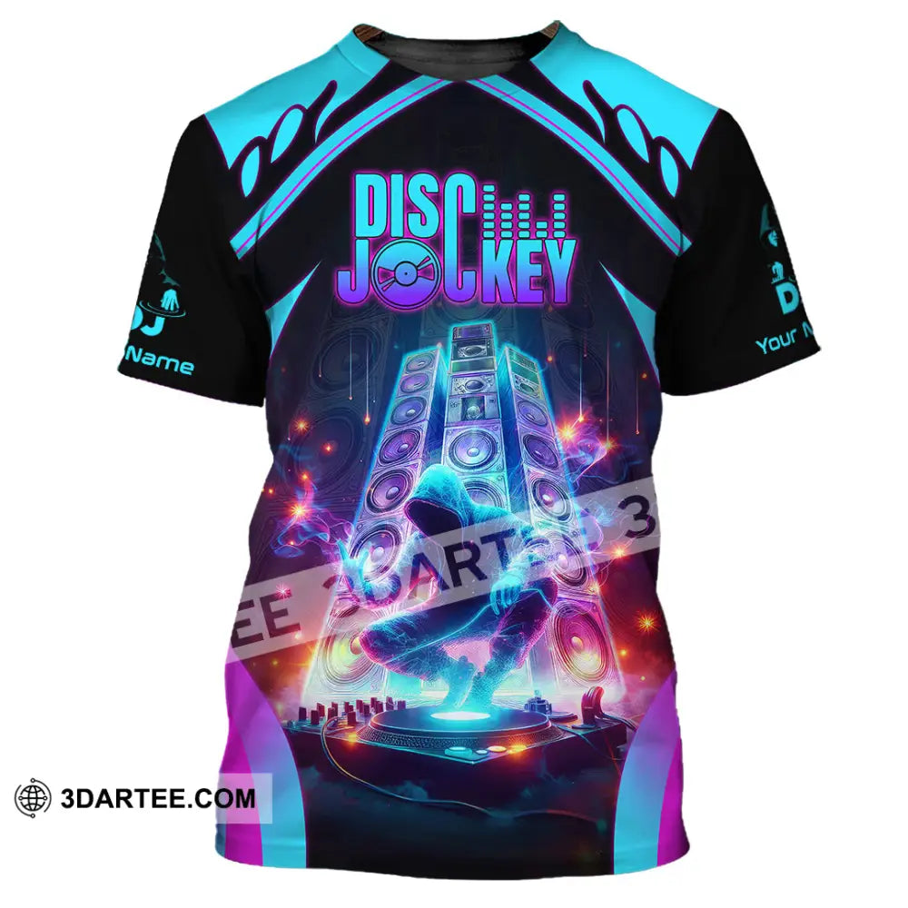 Unisex Shirt - Custom Text Dis Jockey T-Shirt / S T-Shirt