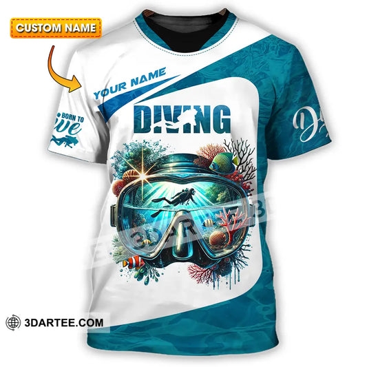 Unisex Shirt - Custom Text Diving T-Shirt