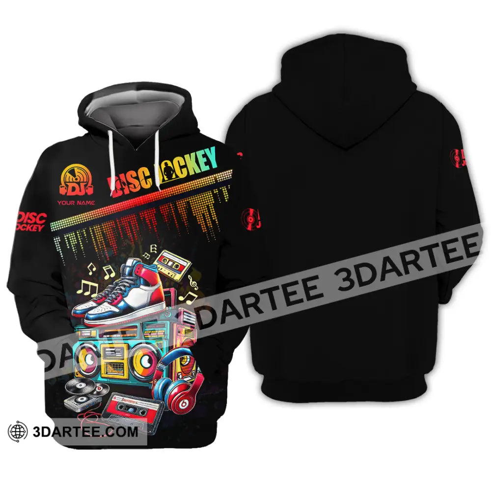 Unisex Shirt - Custom Text Shirt DJ Shirt Hoodie / S T-shirt