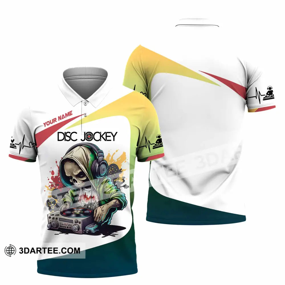 Unisex Shirt - Custom Text Shirt DJ Shirt Polo Shirt / S T-shirt