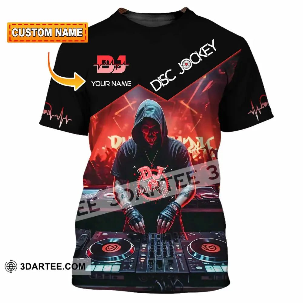 Unisex Shirt - Custom Text Dj T-Shirt
