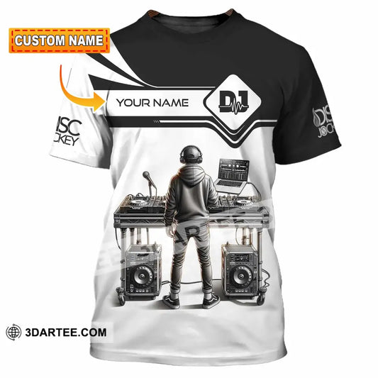 Unisex Shirt - Custom Text Dj T-Shirt