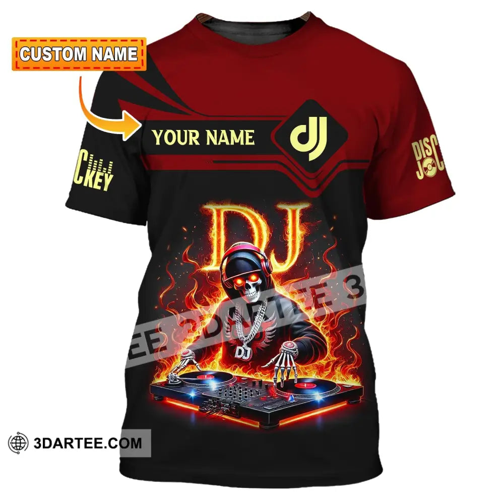 Unisex Shirt - Custom Text Dj T-Shirt