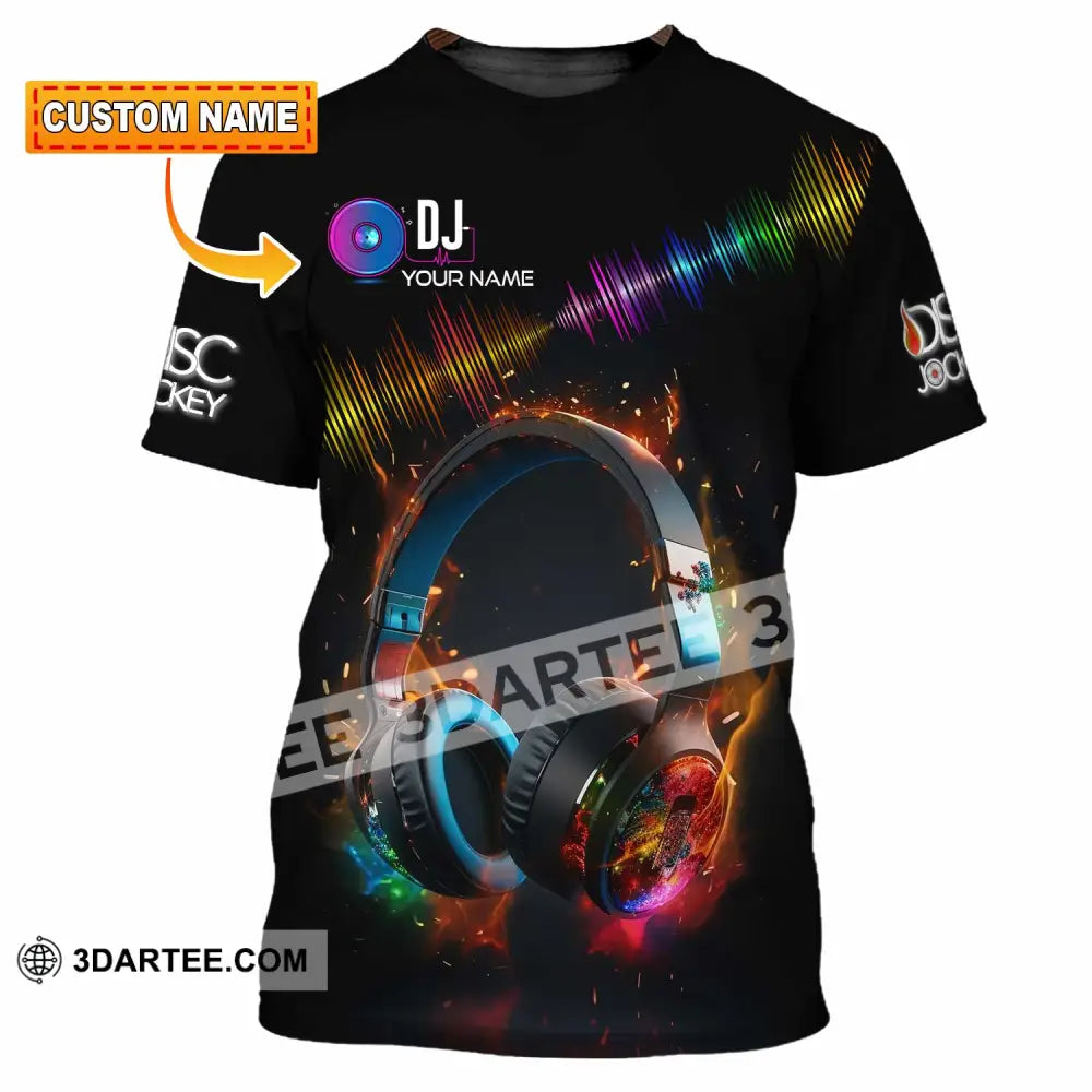 Unisex Shirt - Custom Text Dj T-Shirt