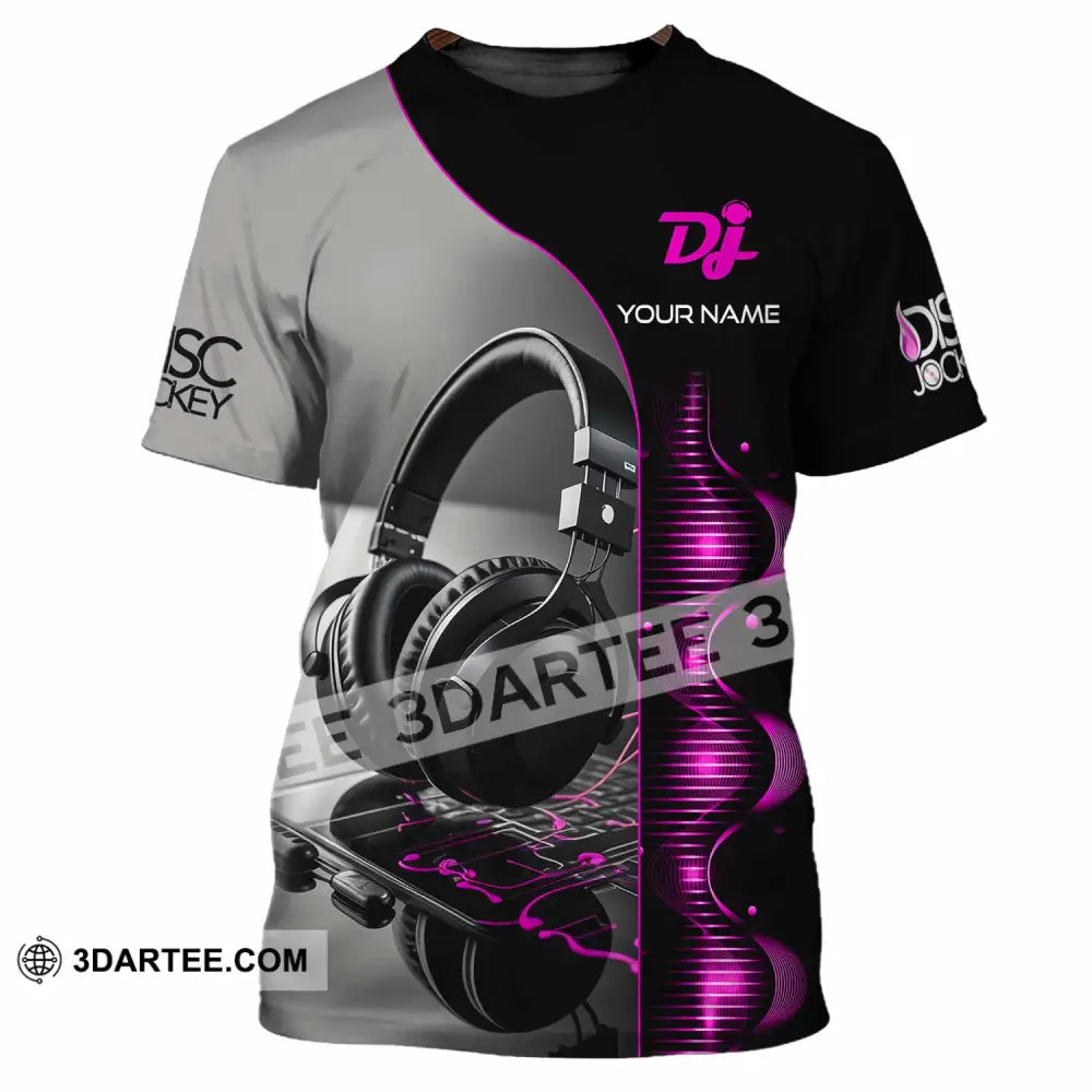 Unisex Shirt - Custom Text Dj T-Shirt / S T-Shirt