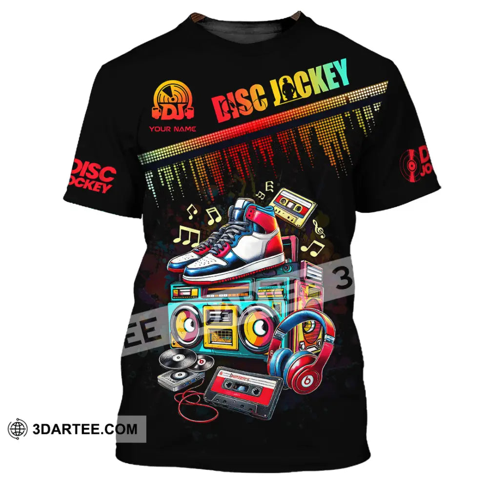 Unisex Shirt - Custom Text Shirt DJ Shirt T-Shirt / S T-shirt
