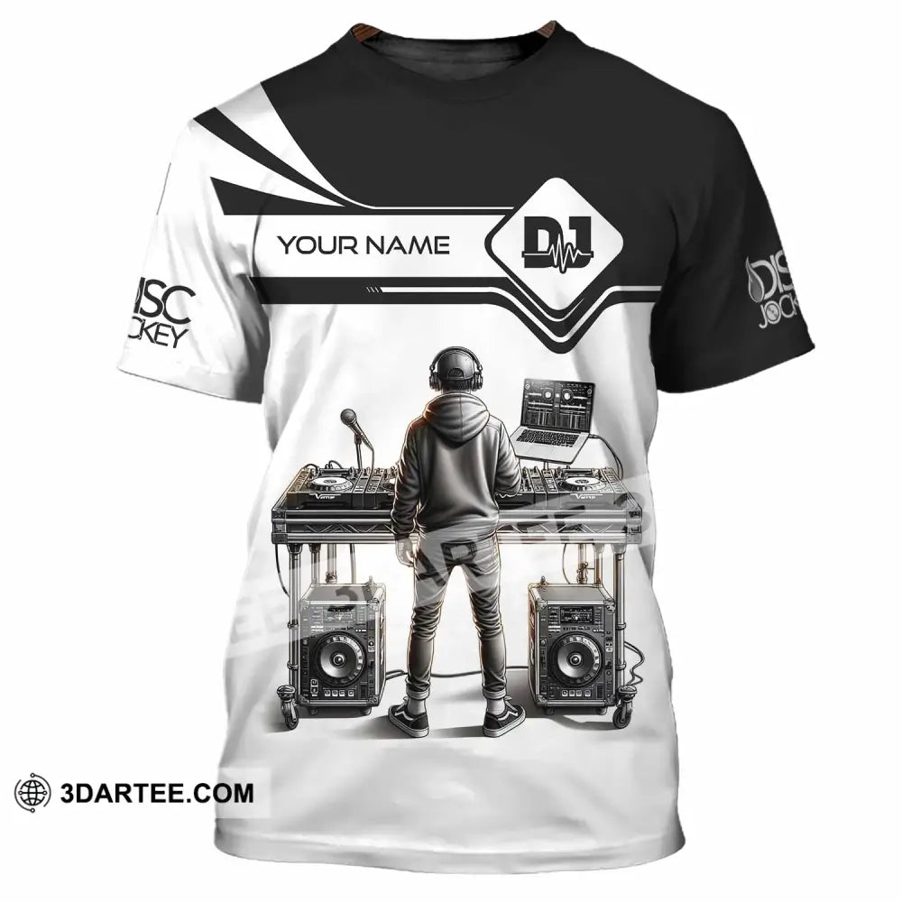 Unisex Shirt - Custom Text Dj T-Shirt / S T-Shirt