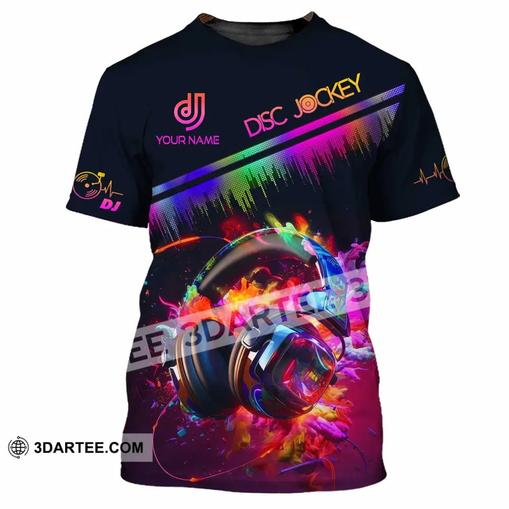 Unisex Shirt - Custom Text Dj T-Shirt / S T-Shirt