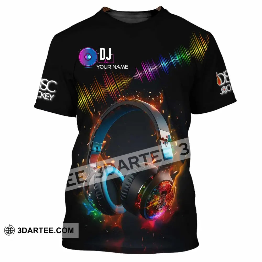 Unisex Shirt - Custom Text Dj T-Shirt / S T-Shirt