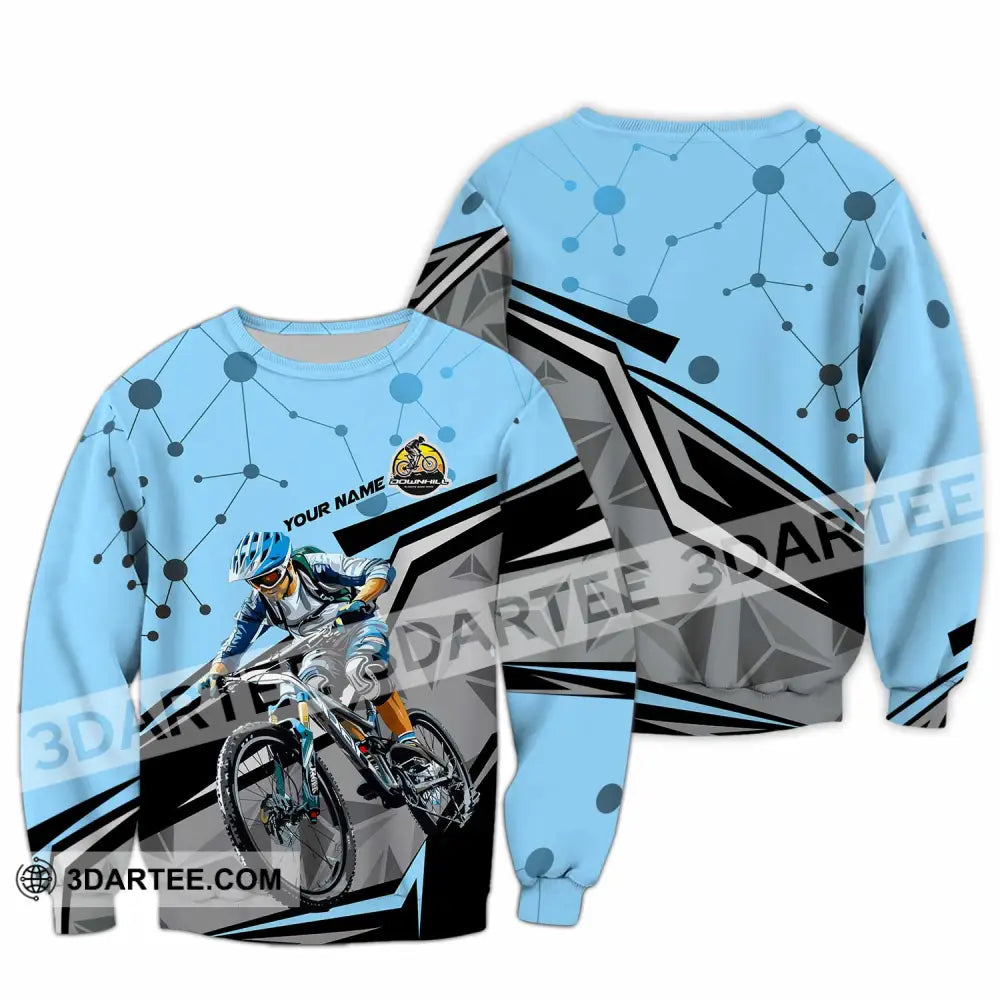 Unisex Shirt - Custom Text Shirt Downhill Shirt Long Sleeve / S T-shirt