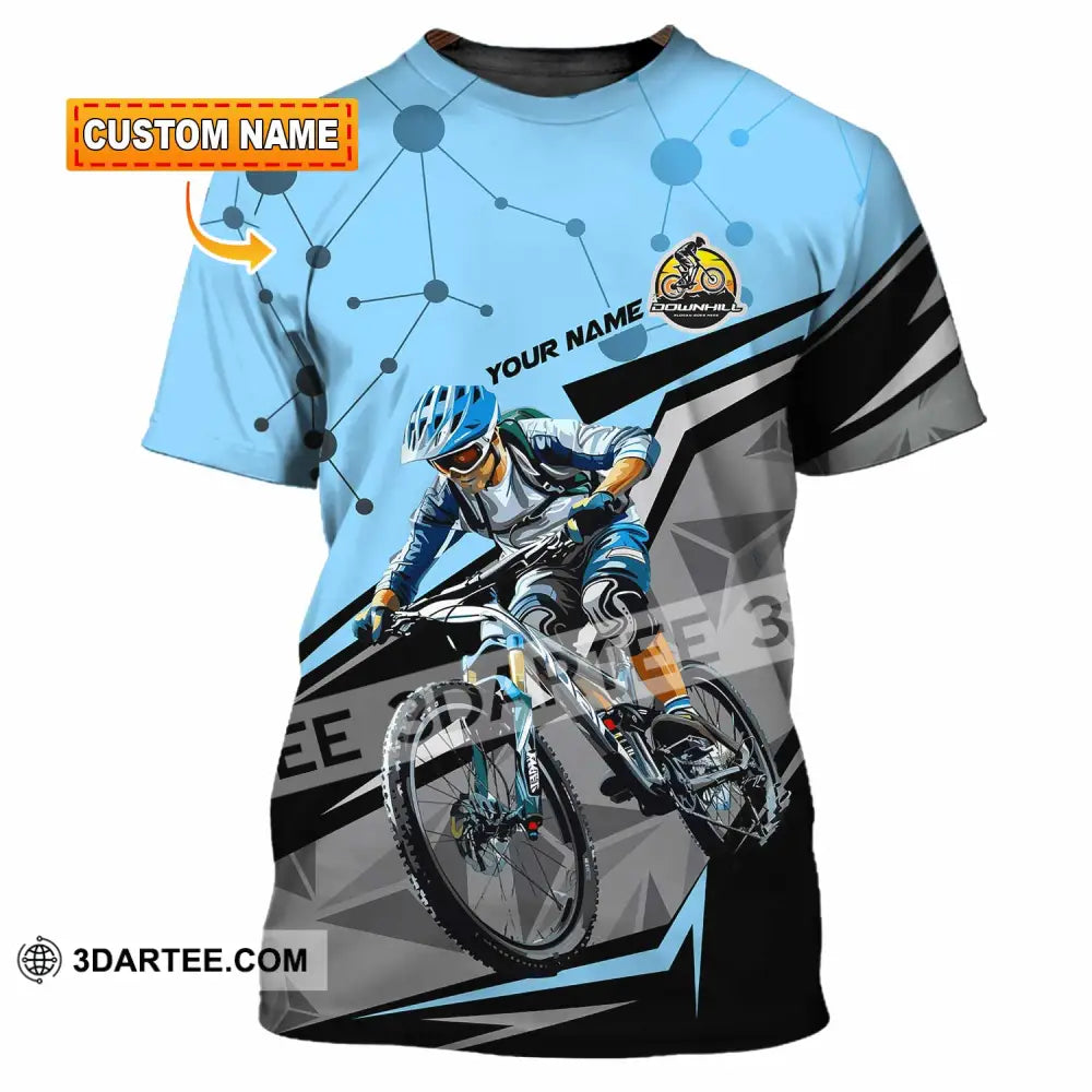 Unisex Shirt - Custom Text Shirt Downhill Shirt T-shirt