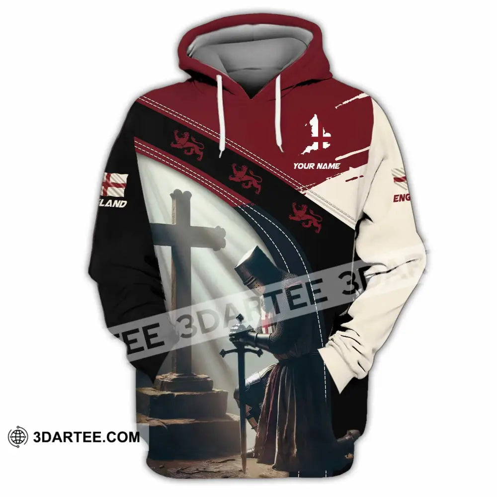 Unisex Shirt - Custom Text Shirt England Guardian Hoodie / S T-shirt