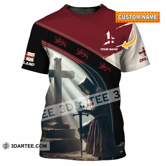 Unisex Shirt - Custom Text Shirt England Guardian T-shirt