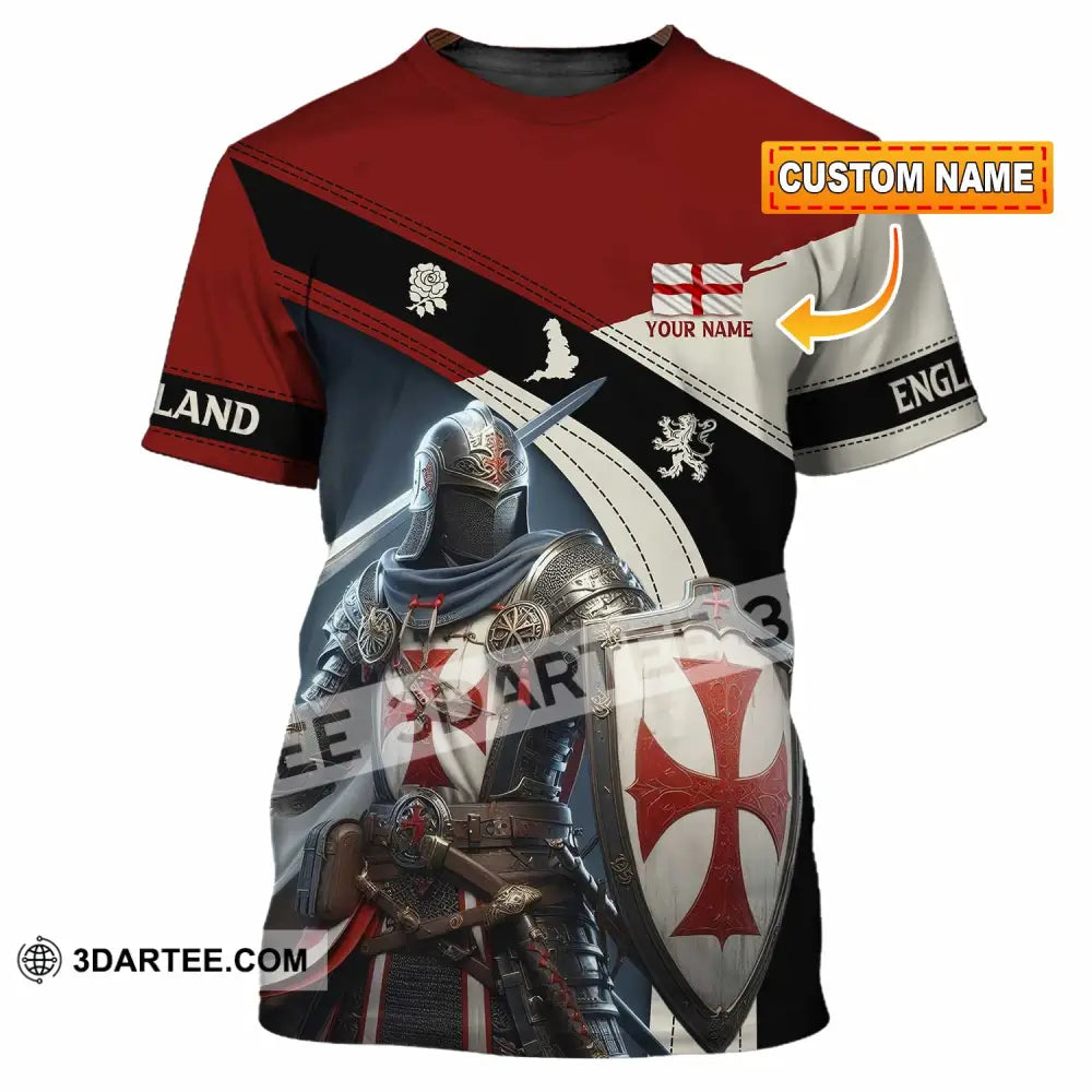 Unisex Shirt - Custom Text Shirt England Shirt T-shirt