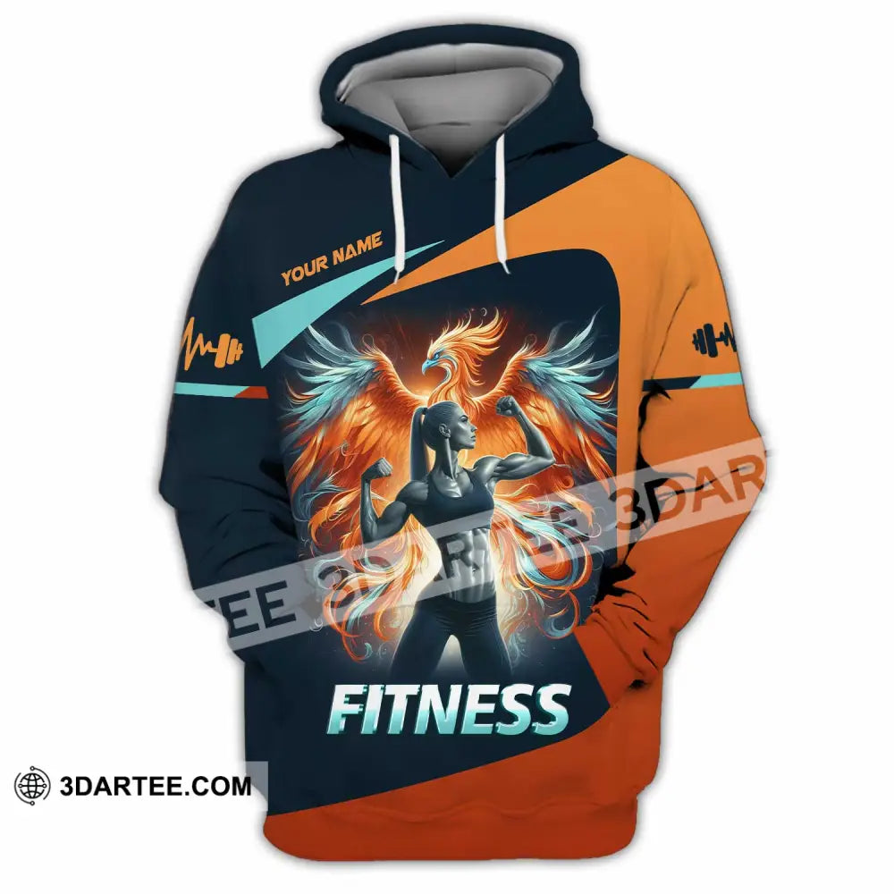Unisex Shirt - Custom Text Shirt Fitness Shirt Hoodie / S T-shirt