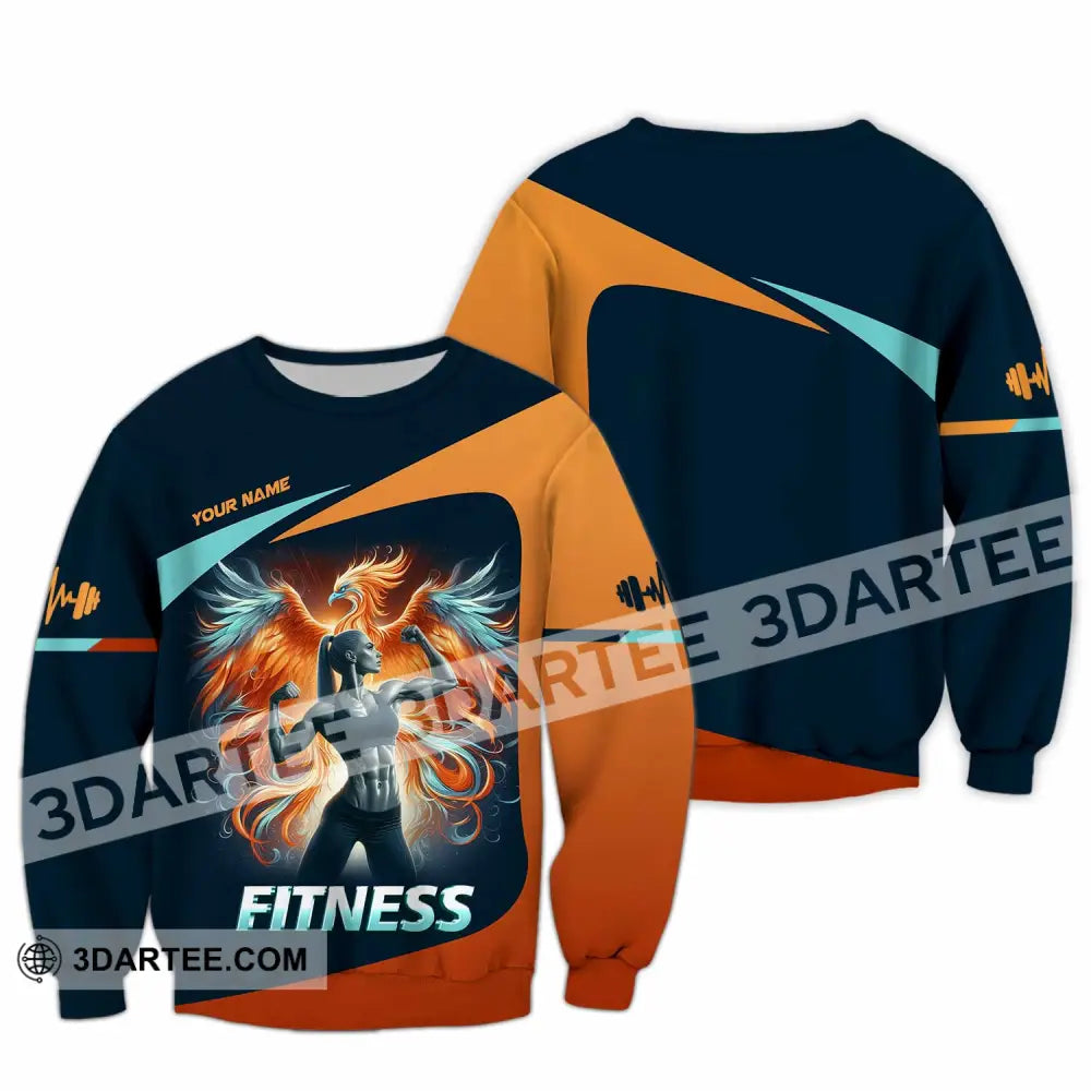 Unisex Shirt - Custom Text Shirt Fitness Shirt Long Sleeve / S T-shirt