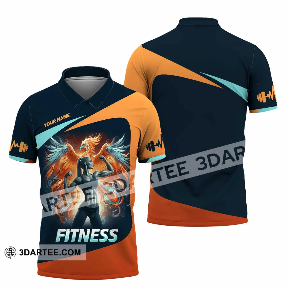Unisex Shirt - Custom Text Shirt Fitness Shirt Polo Shirt / S T-shirt