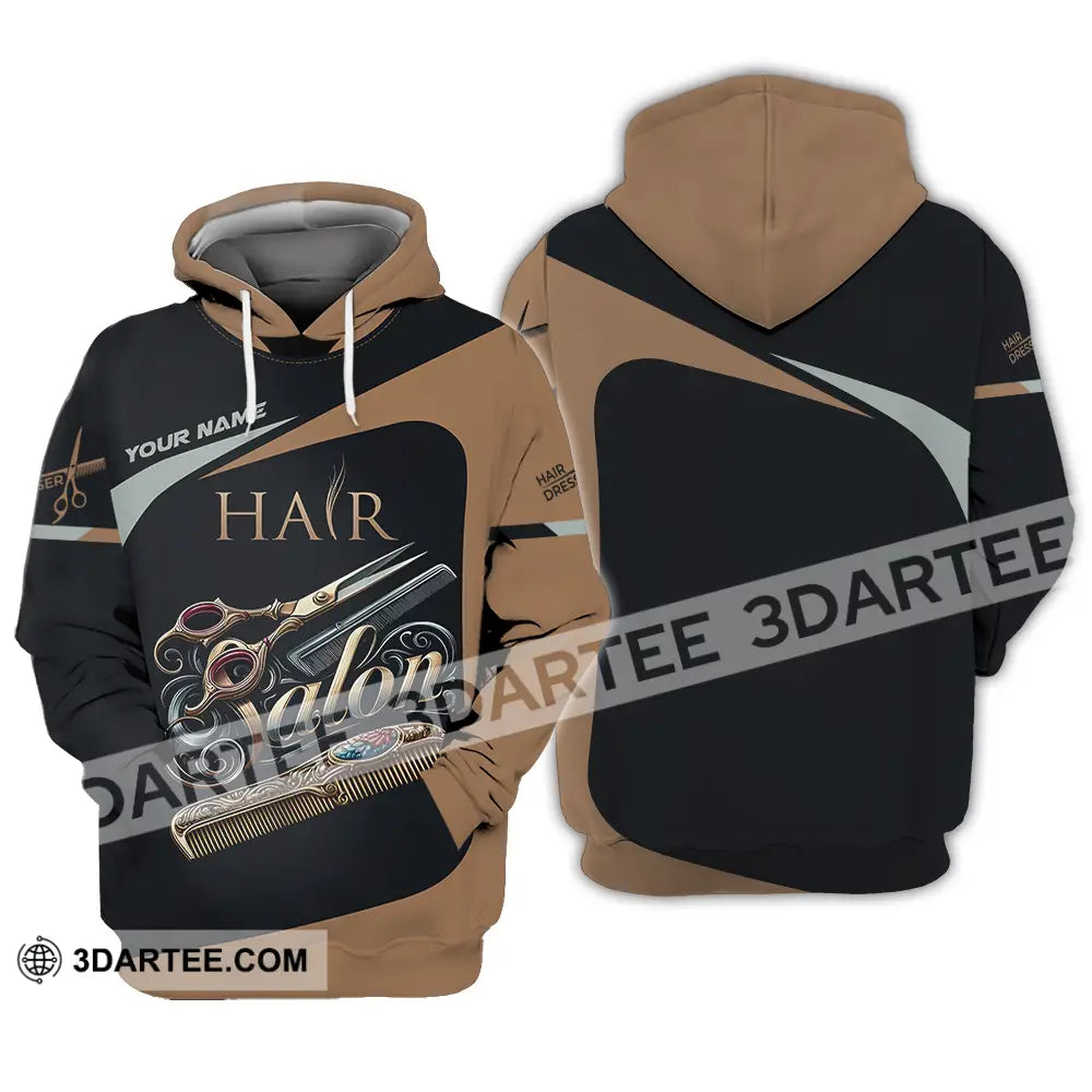 Unisex Shirt - Custom Text Shirt For Hair Salon Hoodie / S T-shirt