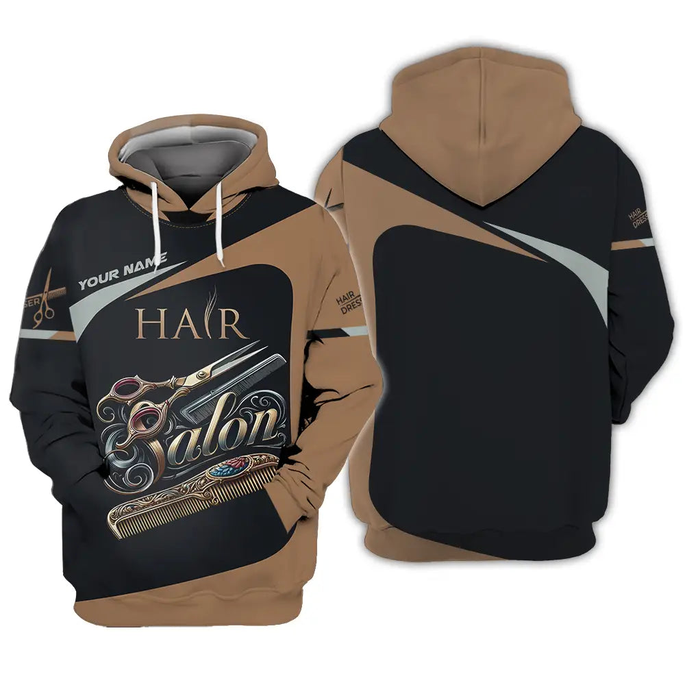 Unisex Shirt - Custom Text Shirt For Hair Salon Hoodie / S T-shirt