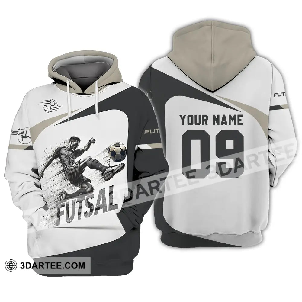 Unisex Shirt - Custom Text Futsal Hoodie / S T-Shirt