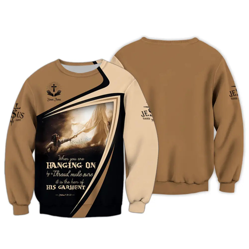 Unisex Shirt - Custom Text Shirt God Save My Life Shirt Long Sleeve / S T-shirt