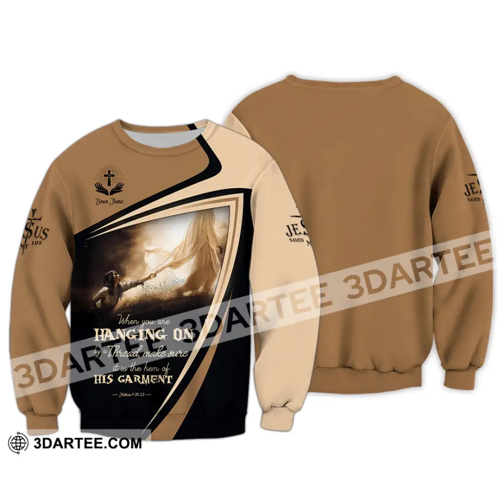 Unisex Shirt - Custom Text Shirt God Save My Life Shirt Long Sleeve / S T-shirt