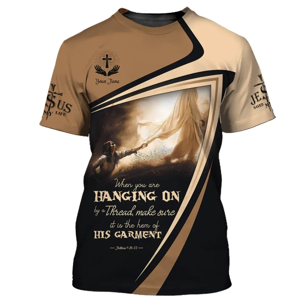 Unisex Shirt - Custom Text Shirt God Save My Life Shirt T-Shirt / S T-shirt