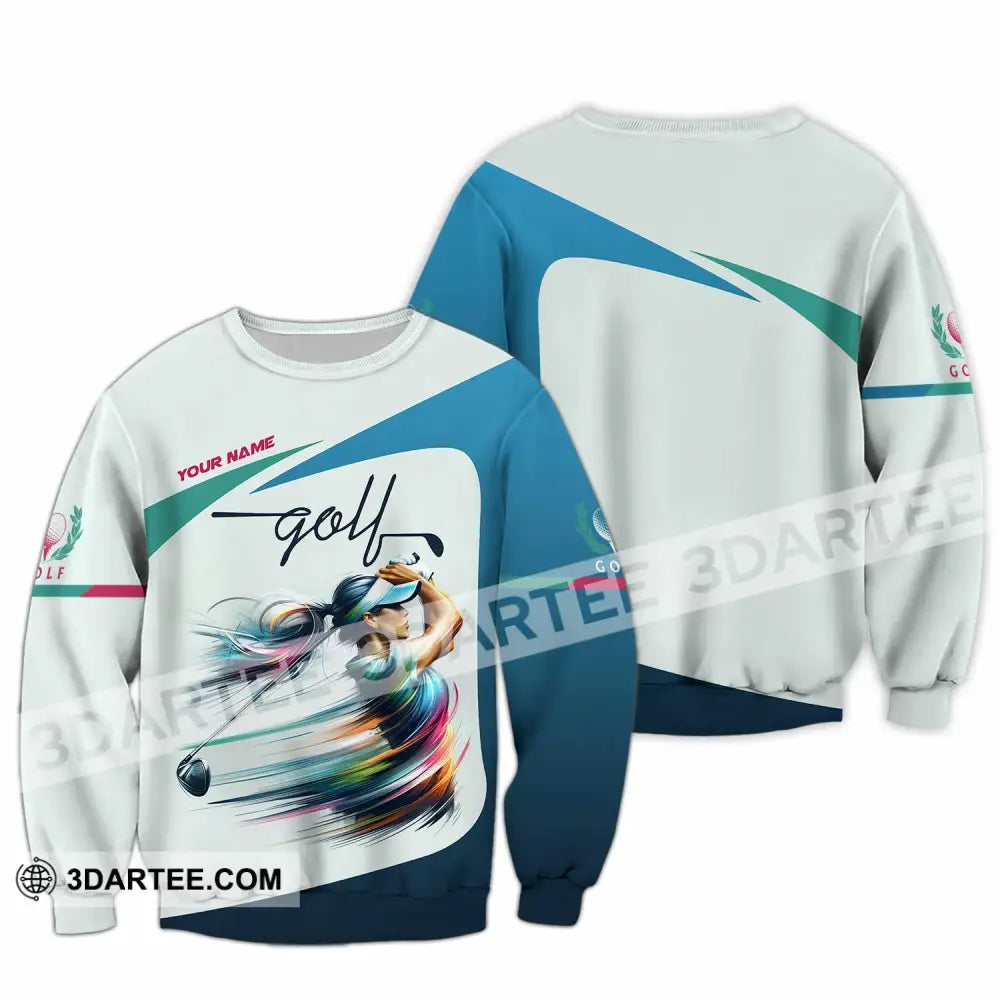 Unisex Shirt - Custom Text Shirt Golf Shirt Long Sleeve / S T-shirt