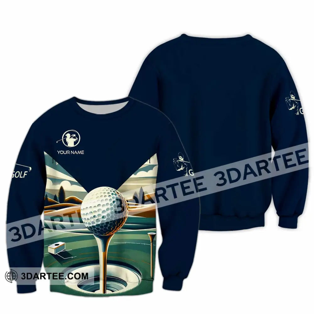 Unisex Shirt - Custom Text Shirt Golf Shirt Long Sleeve / S T-shirt