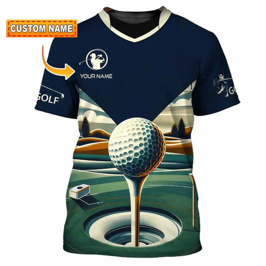 Unisex Shirt - Custom Text Shirt Golf Shirt T-Shirt / S T-shirt