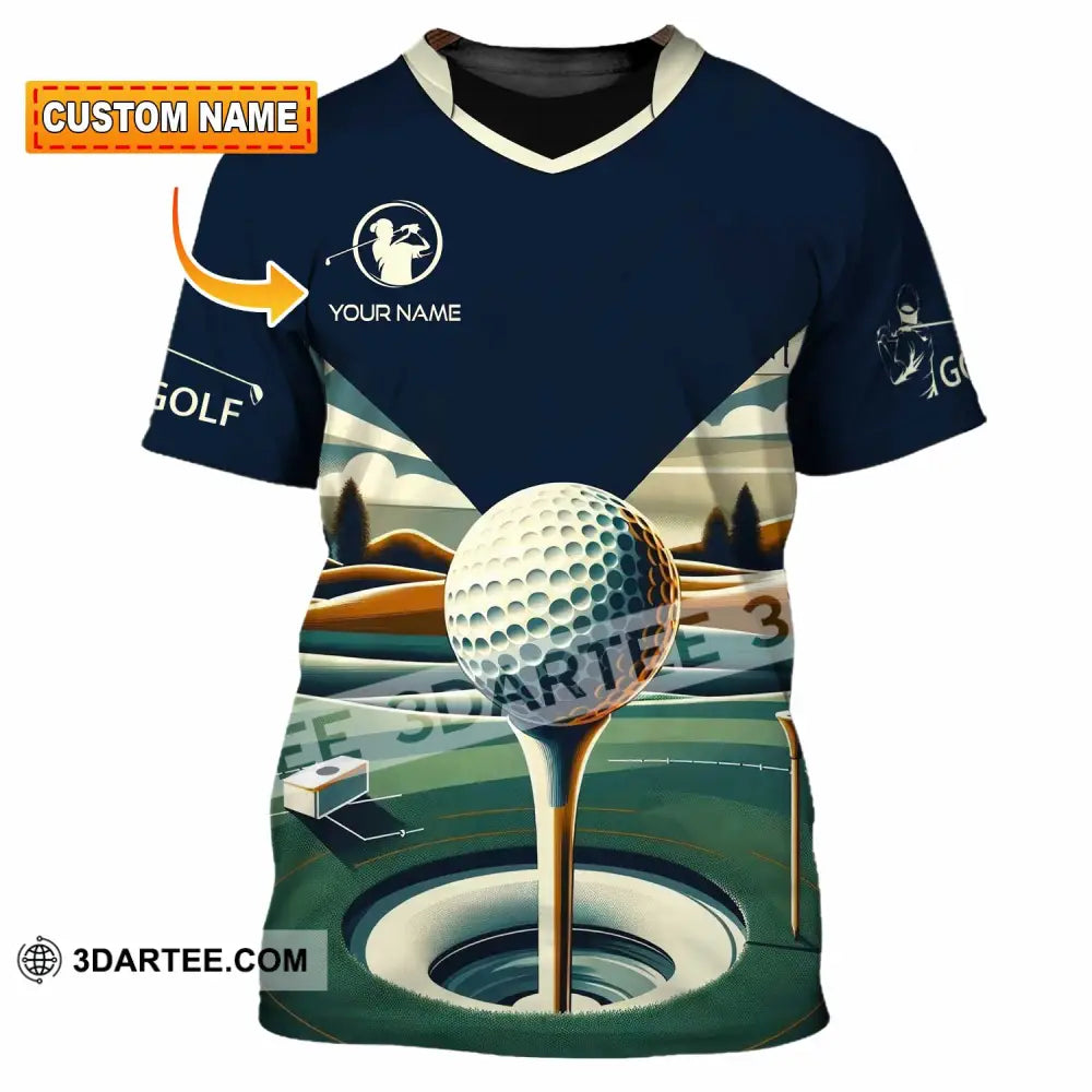 Unisex Shirt - Custom Text Shirt Golf Shirt T-Shirt / S T-shirt