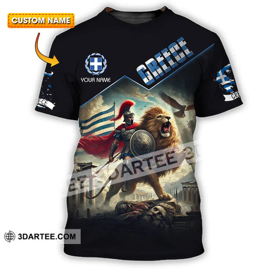 Unisex Shirt - Custom Text Greece T-Shirt