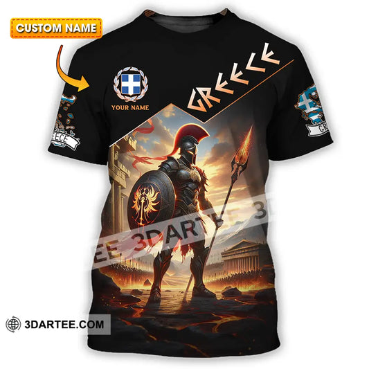 Unisex Shirt - Custom Text Greece T-Shirt