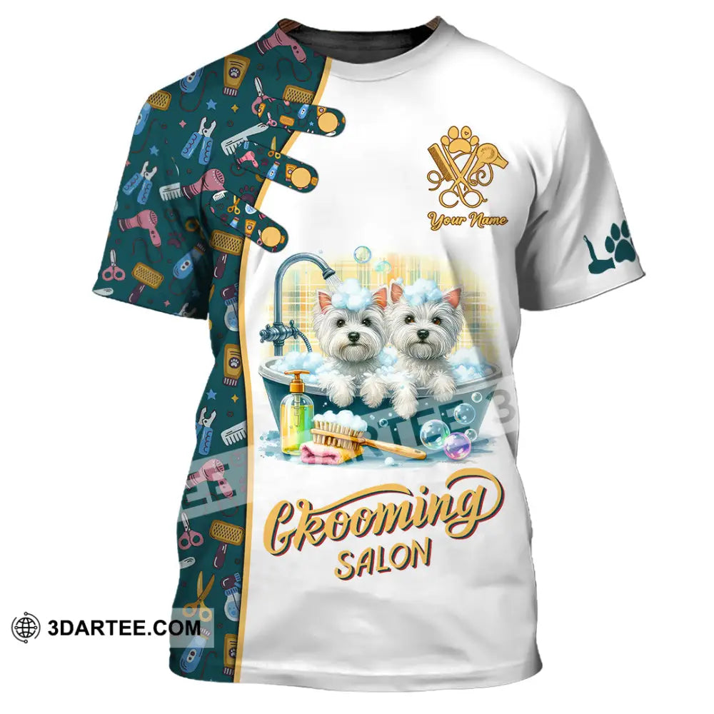 Unisex Shirt - Custom Text Shirt Groom Salon Shirt T-Shirt / S T-shirt