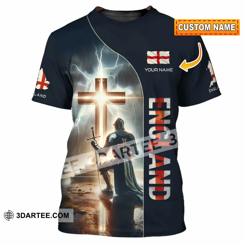 Unisex Shirt - Custom Text Shirt Guardian Of England T-shirt