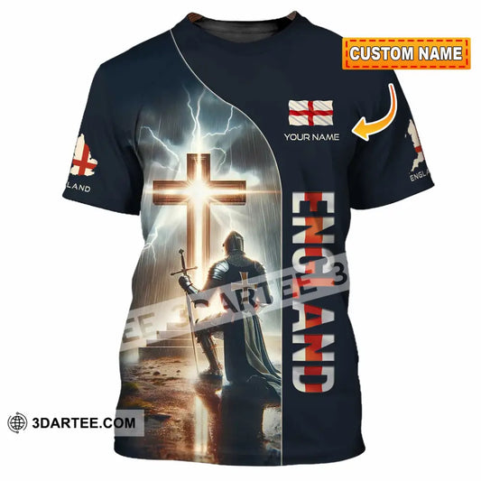 Unisex Shirt - Custom Text Shirt Guardian Of England T-shirt