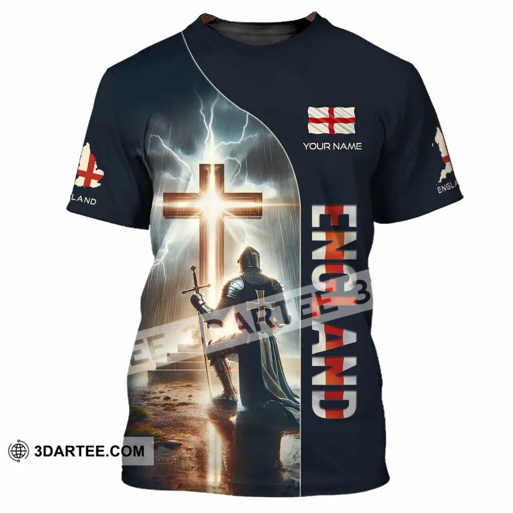 Unisex Shirt - Custom Text Shirt Guardian Of England T-Shirt / S T-shirt