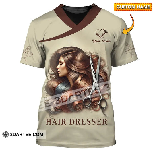 Unisex Shirt - Custom Text Hair Dresser T-Shirt