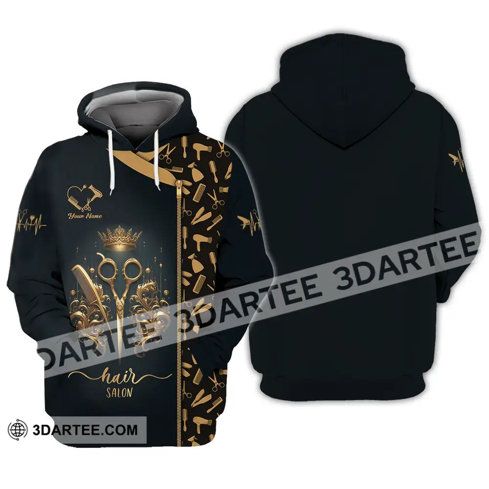 Unisex Shirt - Custom Text Hair Salon Hoodie / S T-Shirt