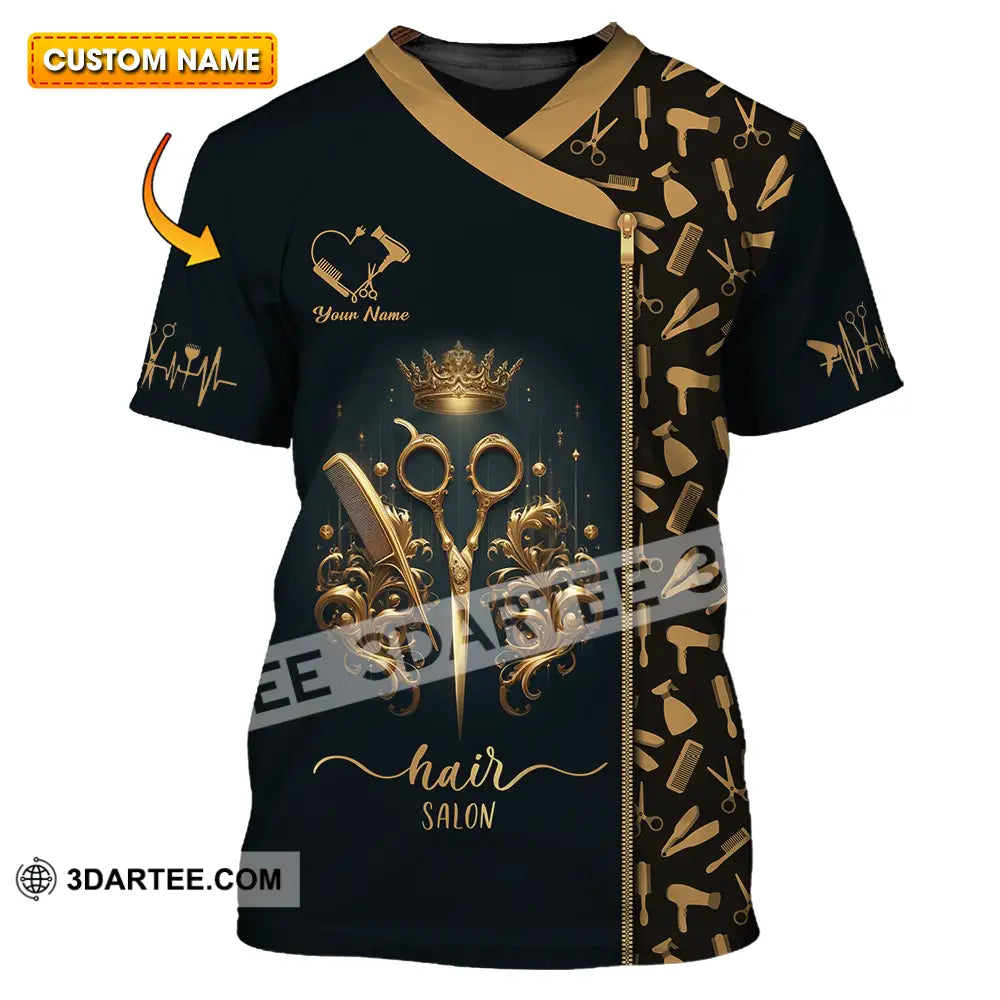 Unisex Shirt - Custom Text Hair Salon T-Shirt