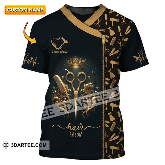 Unisex Shirt - Custom Text Hair Salon T-Shirt