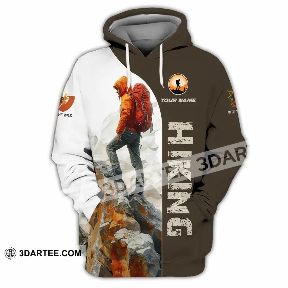 Unisex Shirt - Custom Text Shirt Hiking Shirt Hoodie / S T-shirt