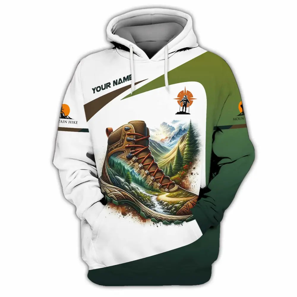 Unisex Shirt - Custom Text Shirt Hiking Hoodie / S T-shirt