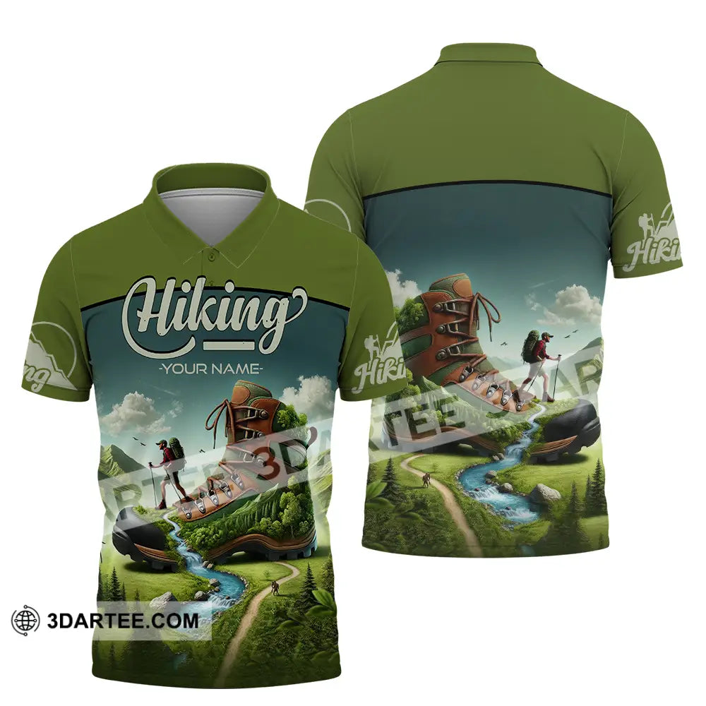 Unisex Shirt - Custom Text Shirt Hiking Shirt Polo Shirt / S T-shirt