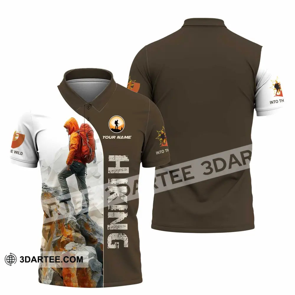 Unisex Shirt - Custom Text Shirt Hiking Shirt Polo Shirt / S T-shirt