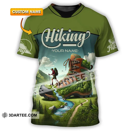 Unisex Shirt - Custom Text Shirt Hiking Shirt T-shirt