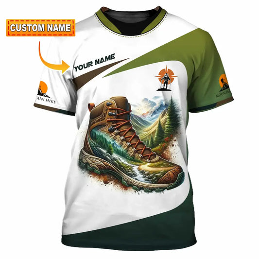 Unisex Shirt - Custom Text Shirt Hiking T-shirt